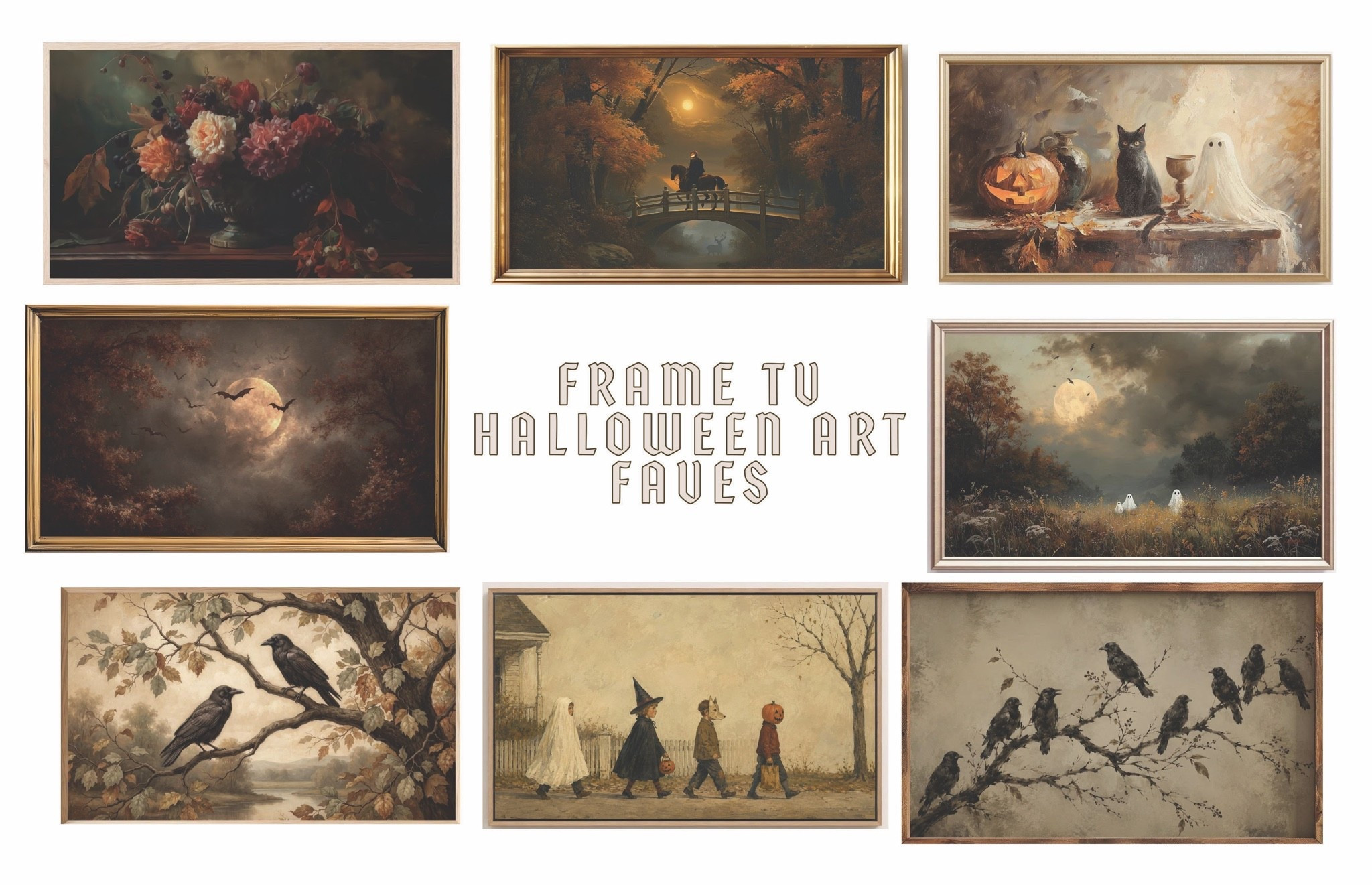 Frame tv art perfect for Halloween! Spooky, moody, and nostalgic.💫✨

#LTKHome