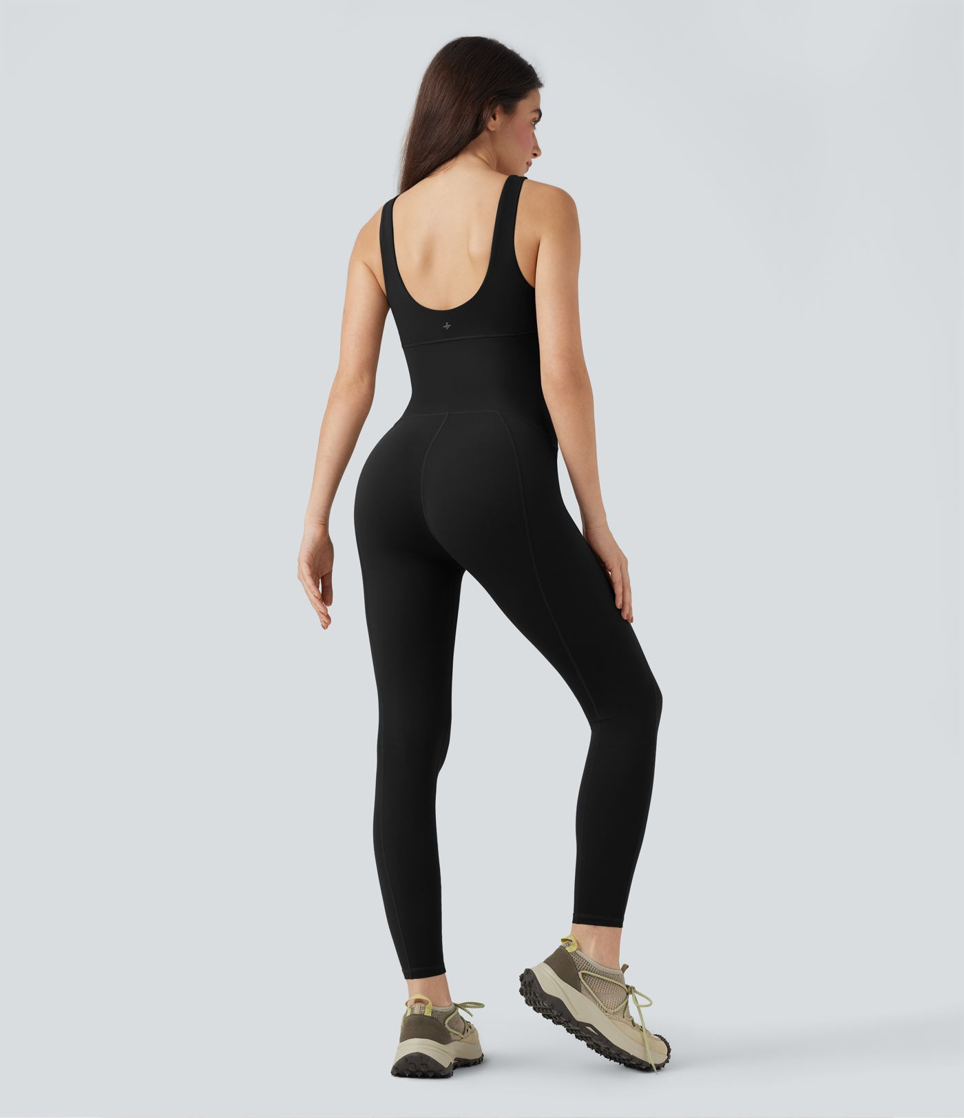 Women’s Halara UltraSculpt™ Sleeveless Scoop Back Tummy Control Workout Skinny Jumpsuit - Hal... | HALARA