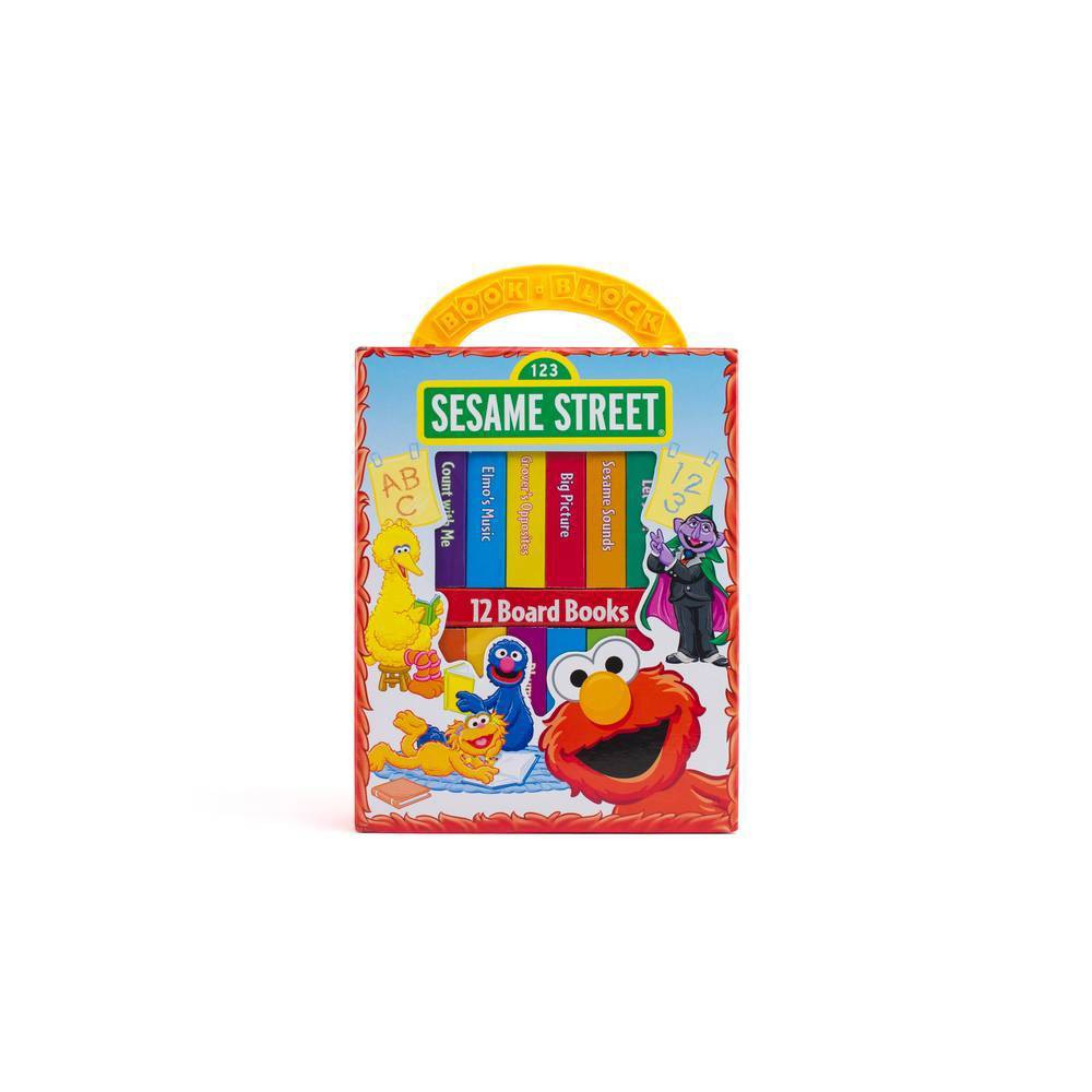 Sesame Street My First Library 12 Board Book Block Set - by Phoenix (Board Book) | Target