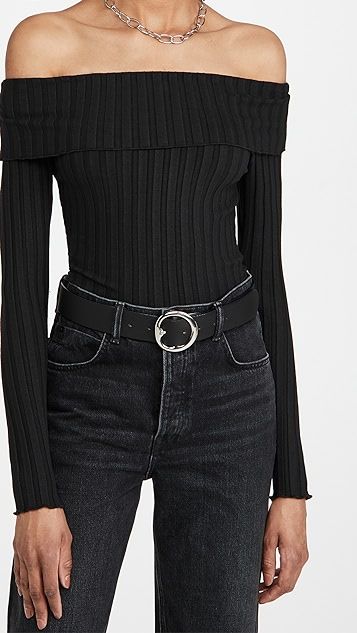 Bauer Fold Over Long Sleeve Top | Shopbop