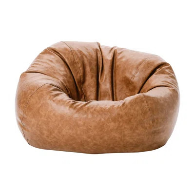 Standard Faux Leather Classic Bean Bag | Wayfair North America