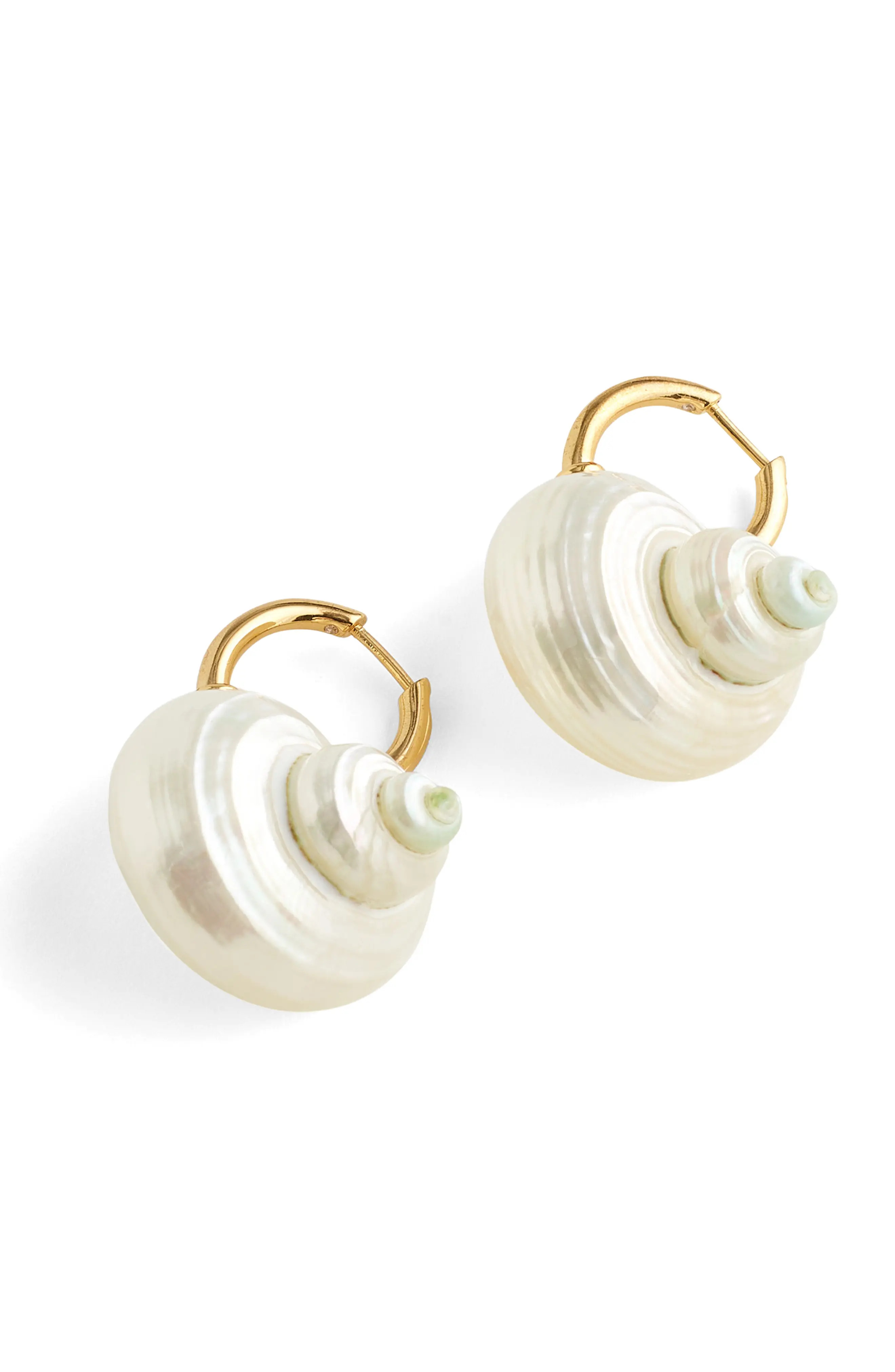Shell Statement Hoop Earrings (Women) | Nordstrom | Nordstrom