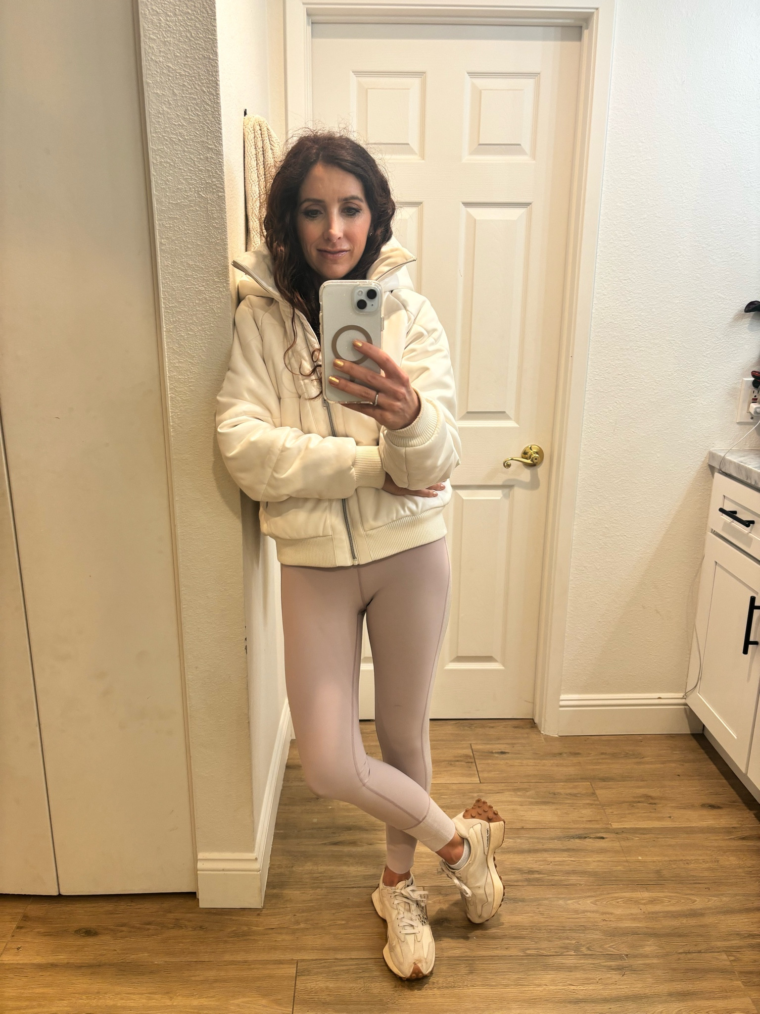 This faux leather puffer by alo is so good! I've had it for two seasons now and I love it with workout leggings or sweats or even jeans for a game. It's on sale now!

#LTKsalealert #LTKfitness #LTKActive