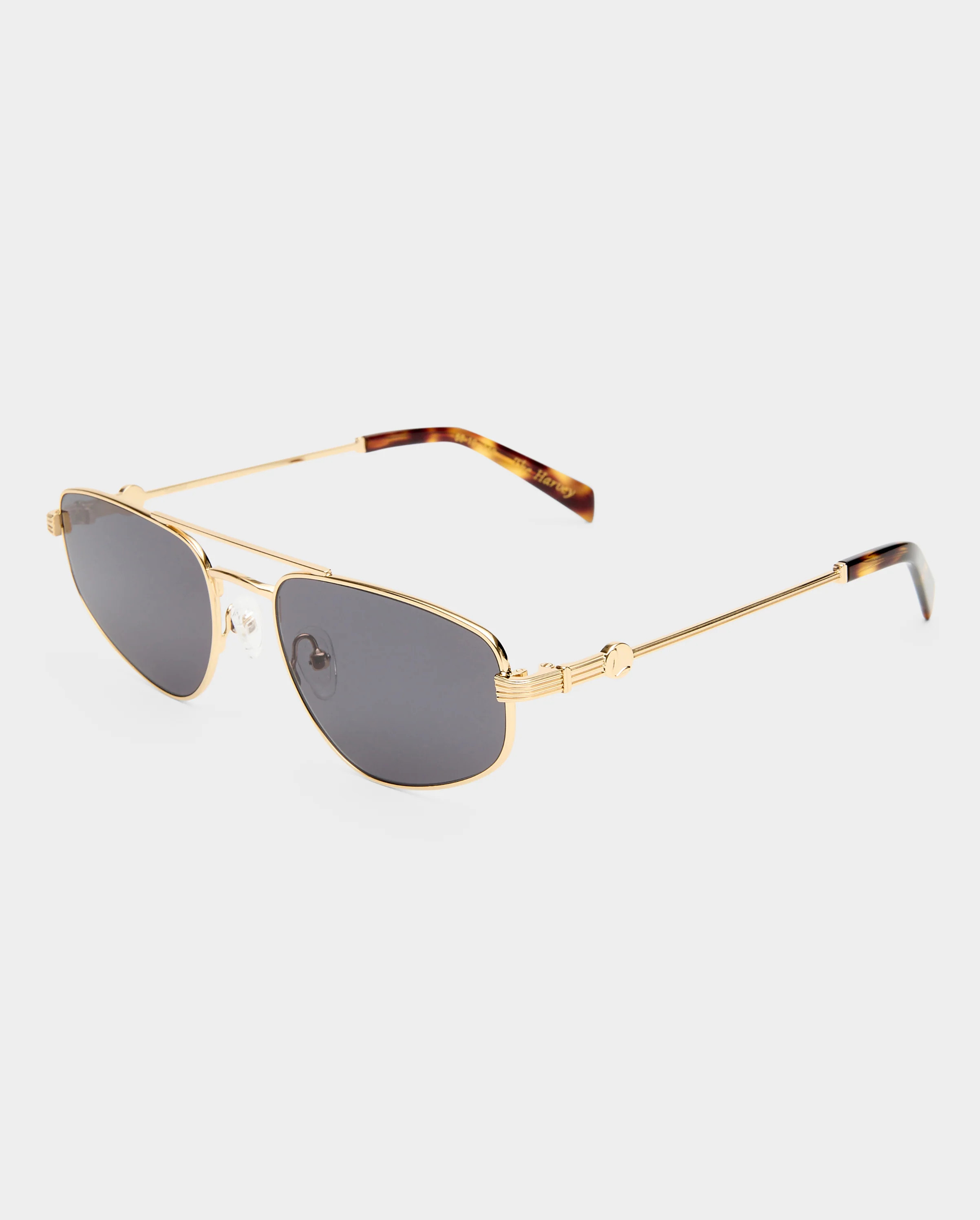 The Harvey Gold Female Aviator Sunglasses | Luv Lou | Luv Lou