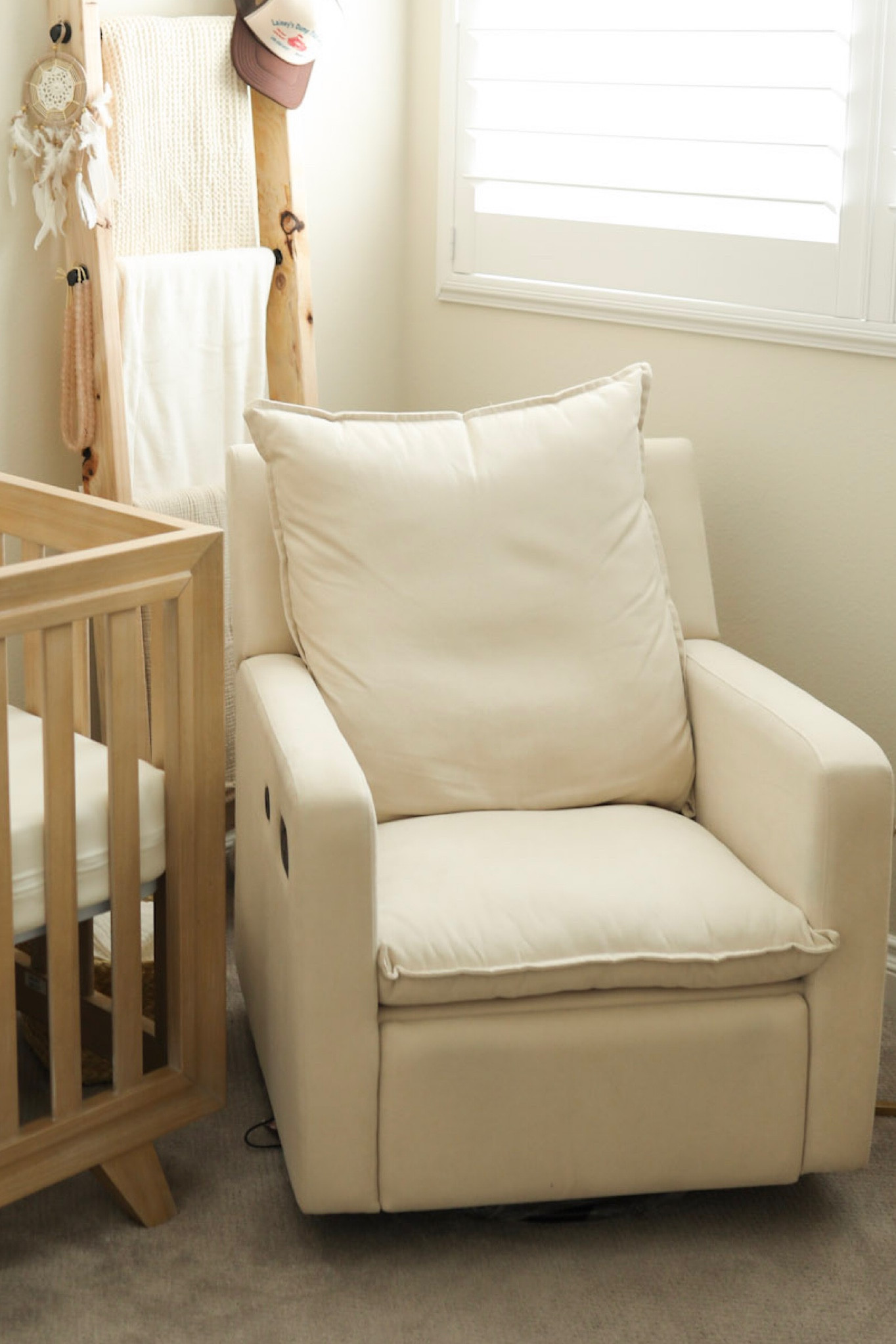 Our Nursery glider!!! It is super comfortable and so affordable!! 

#LTKhome #LTKbaby #LTKbump