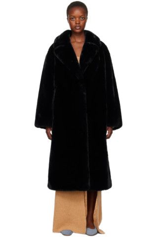 Black Maria Faux-Fur Coat | SSENSE