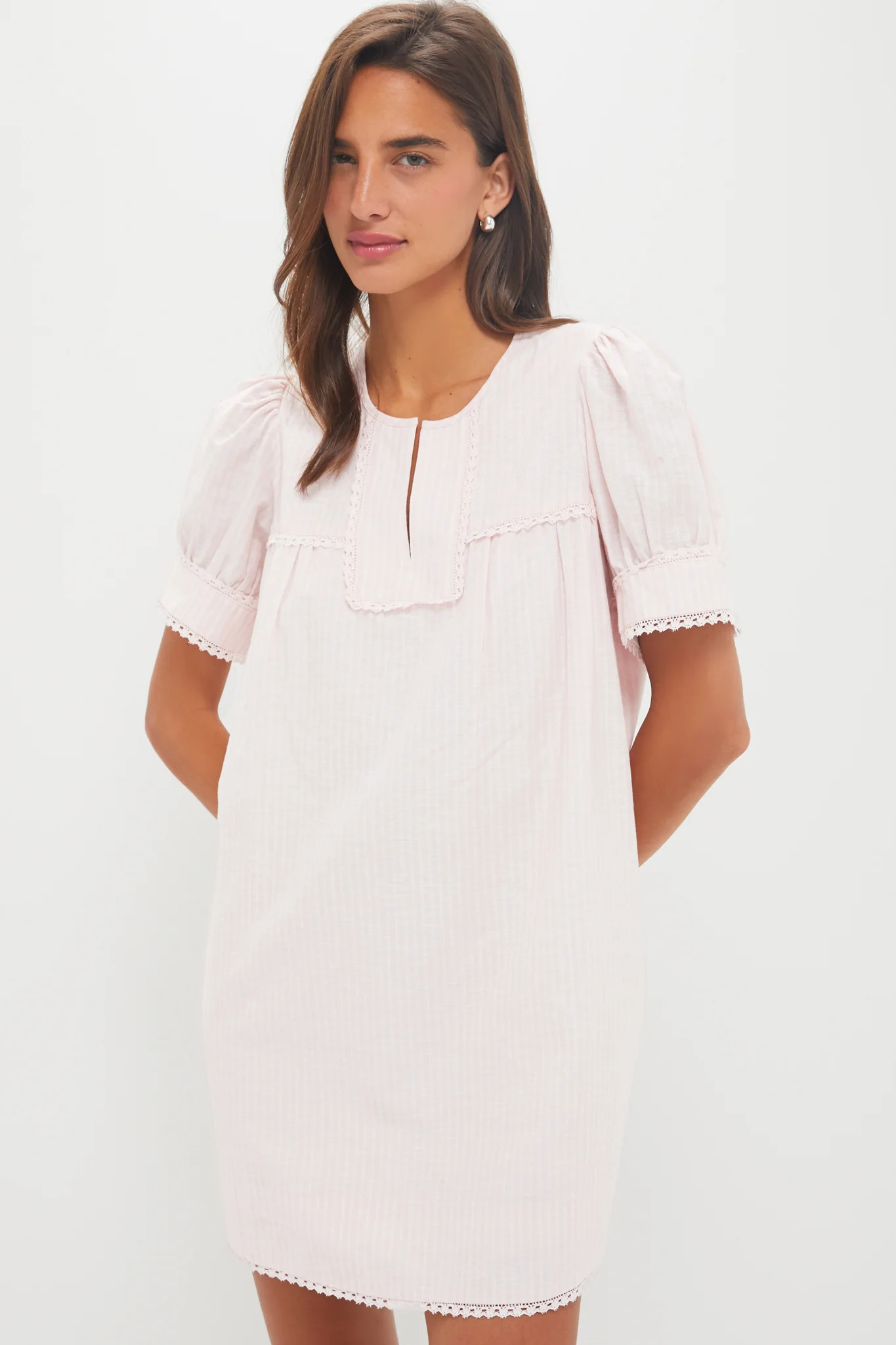Light Pink Stripe Bridget Dress | Tuckernuck (US)
