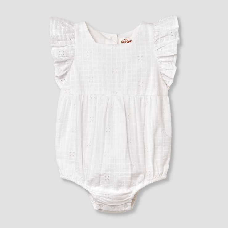 Baby Girls' Eyelet Romper - Cat & Jack; | Target