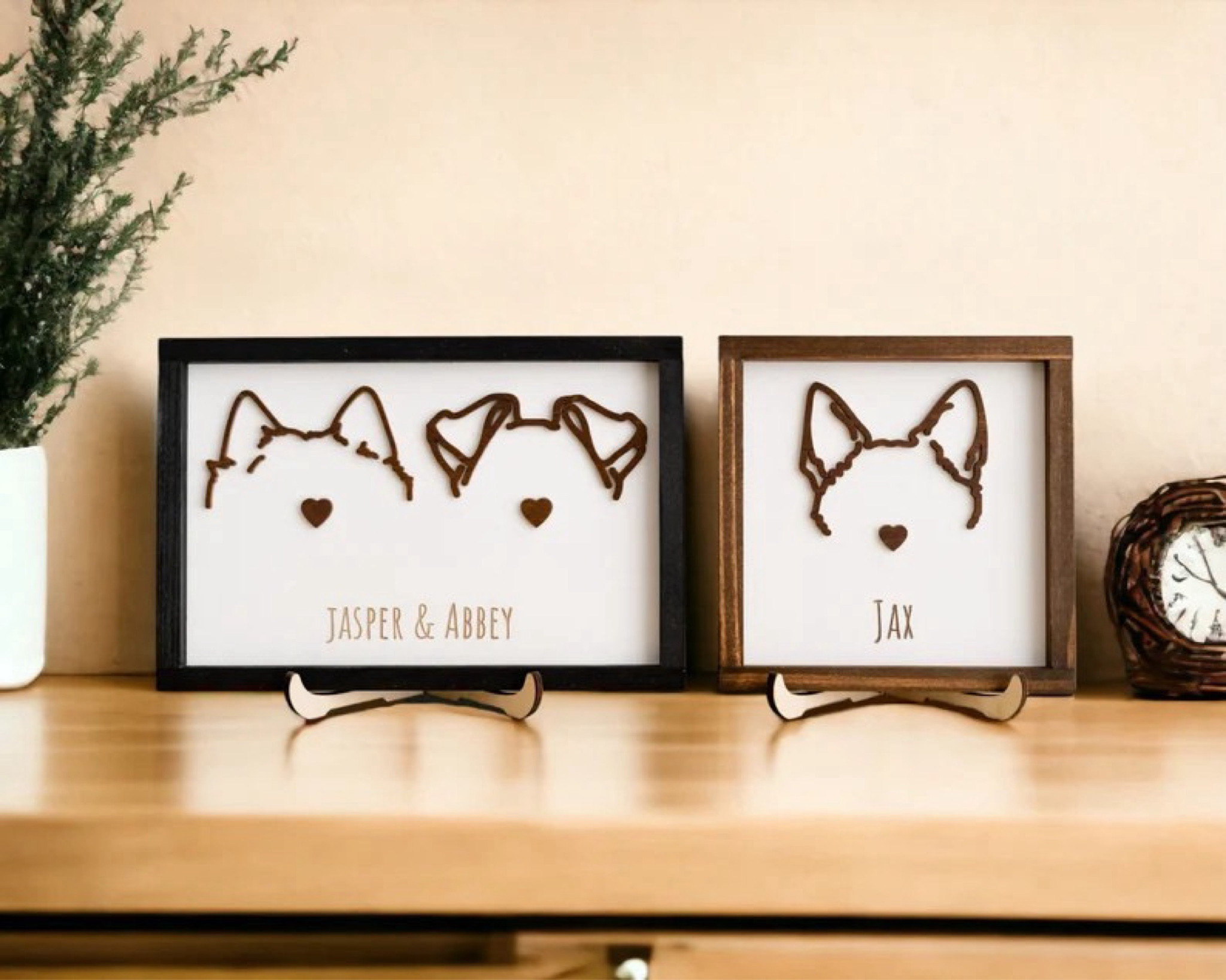 Dog Ear Framed Art, Custom Dog Ear Line Drawing Framed Artwork Unique Dog Memorial Gift Pet Memorial Gift Dog Memorial Frame

#LTKHome