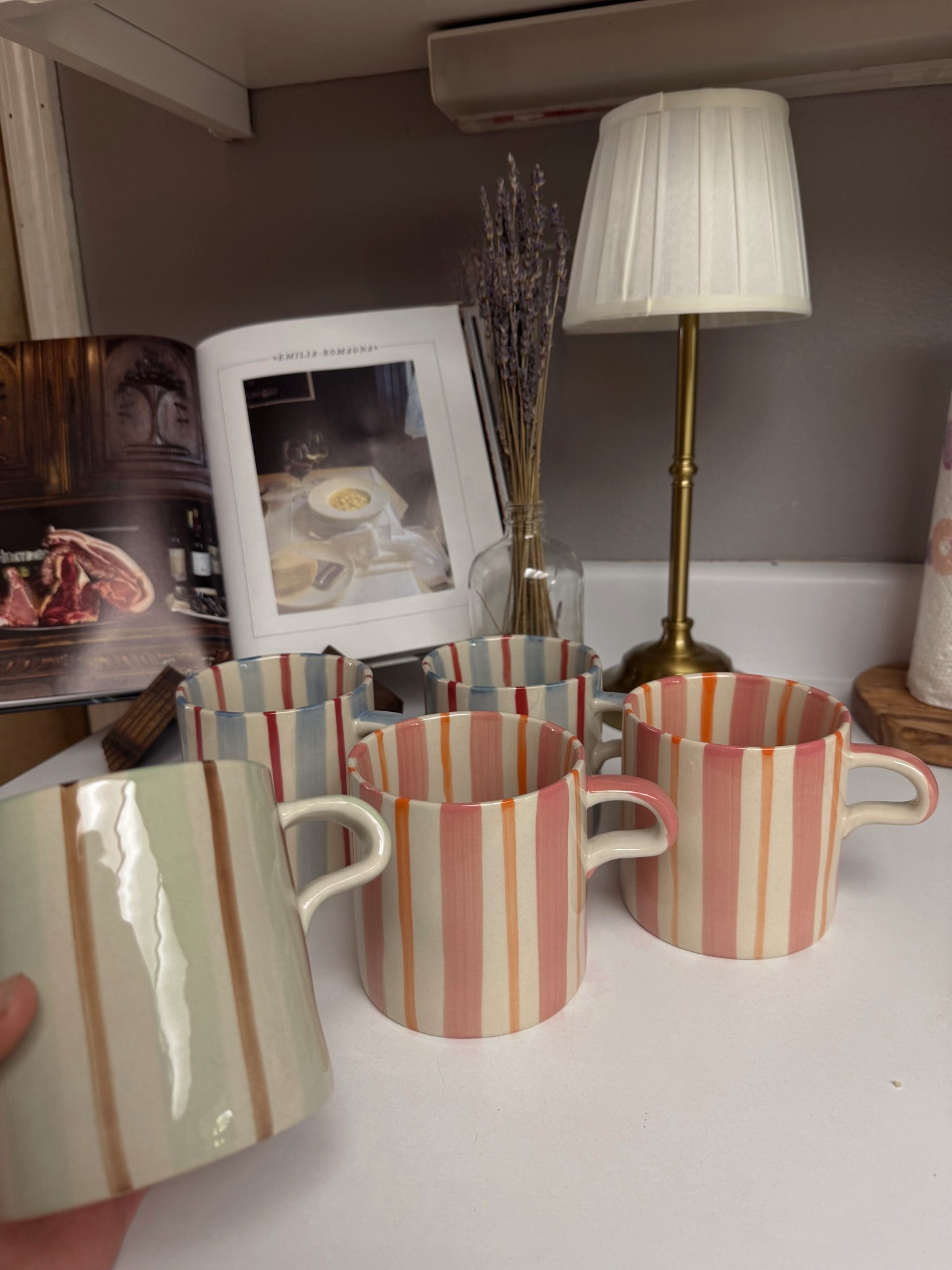 coffee cup upgrade ☕️ finally getting around to donating our mismatch cups and getting a solid (striped) set

#LTKSaleAlert #LTKHome