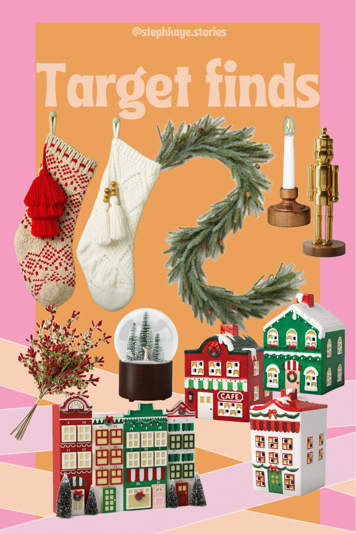 Target holiday Christmas decor for the mantle or entry tablee

#LTKHoliday #LTKFindsUnder50 #LTKSeasonal