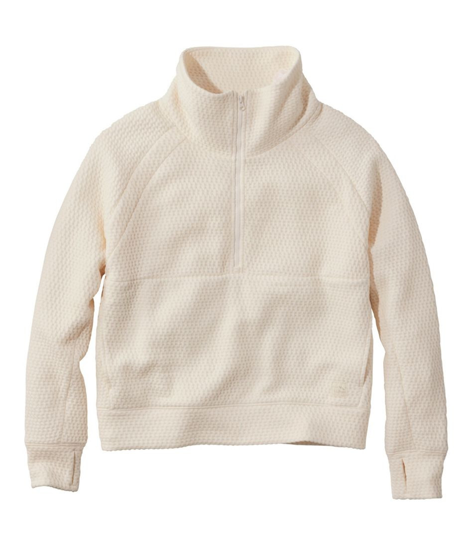 Women's Ridgeknit Half-Zip Pullover, Oversized | L.L. Bean