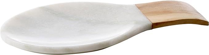 Thirstystone White Marble and Acacia Wood Spoon Rest | Amazon (US)