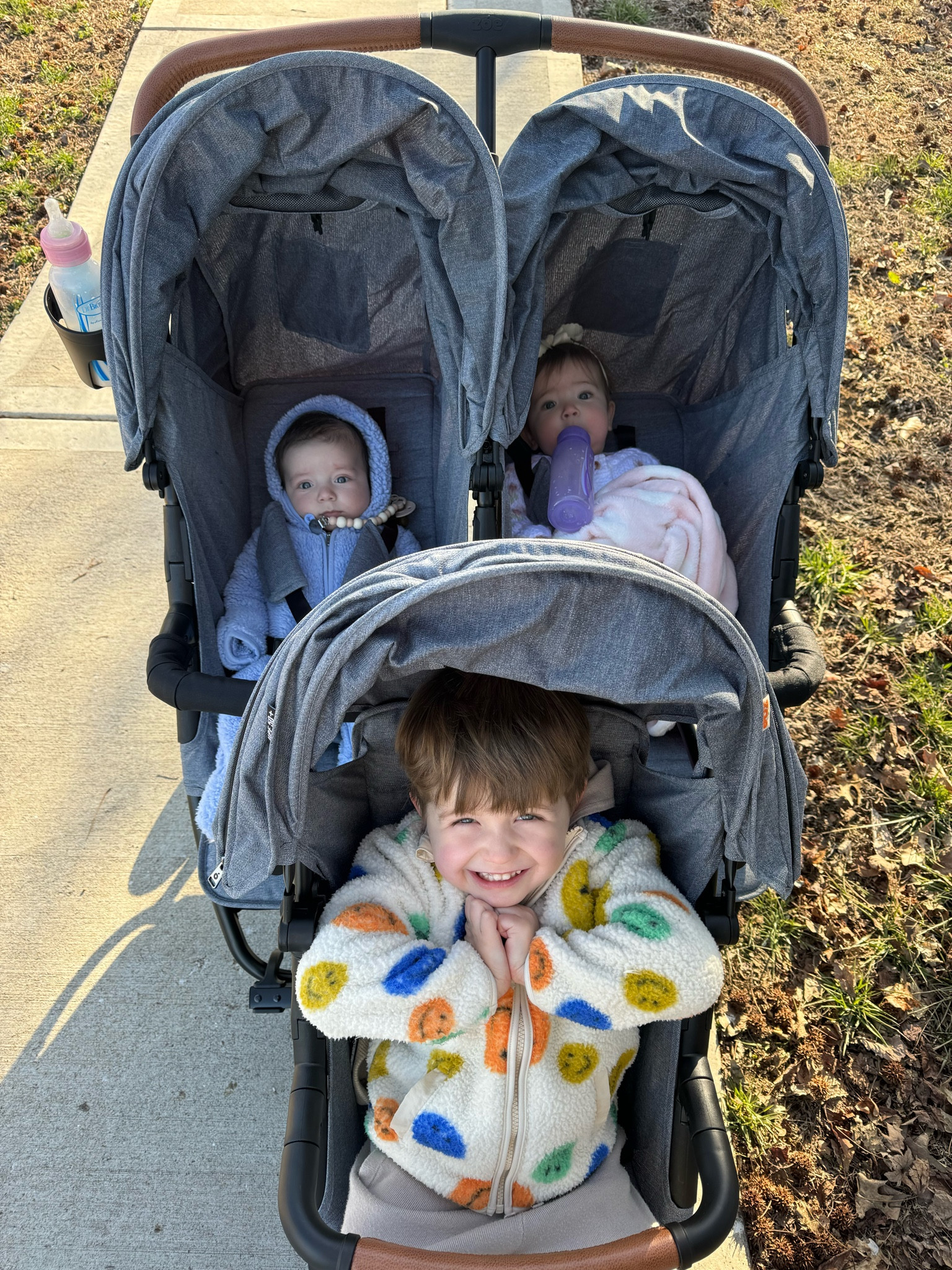 This triple stroller has become a GAMECHANGER for getting out of the house with all 3 kids! 🙏🏻 

#LTKTravel #LTKBaby #LTKFamily