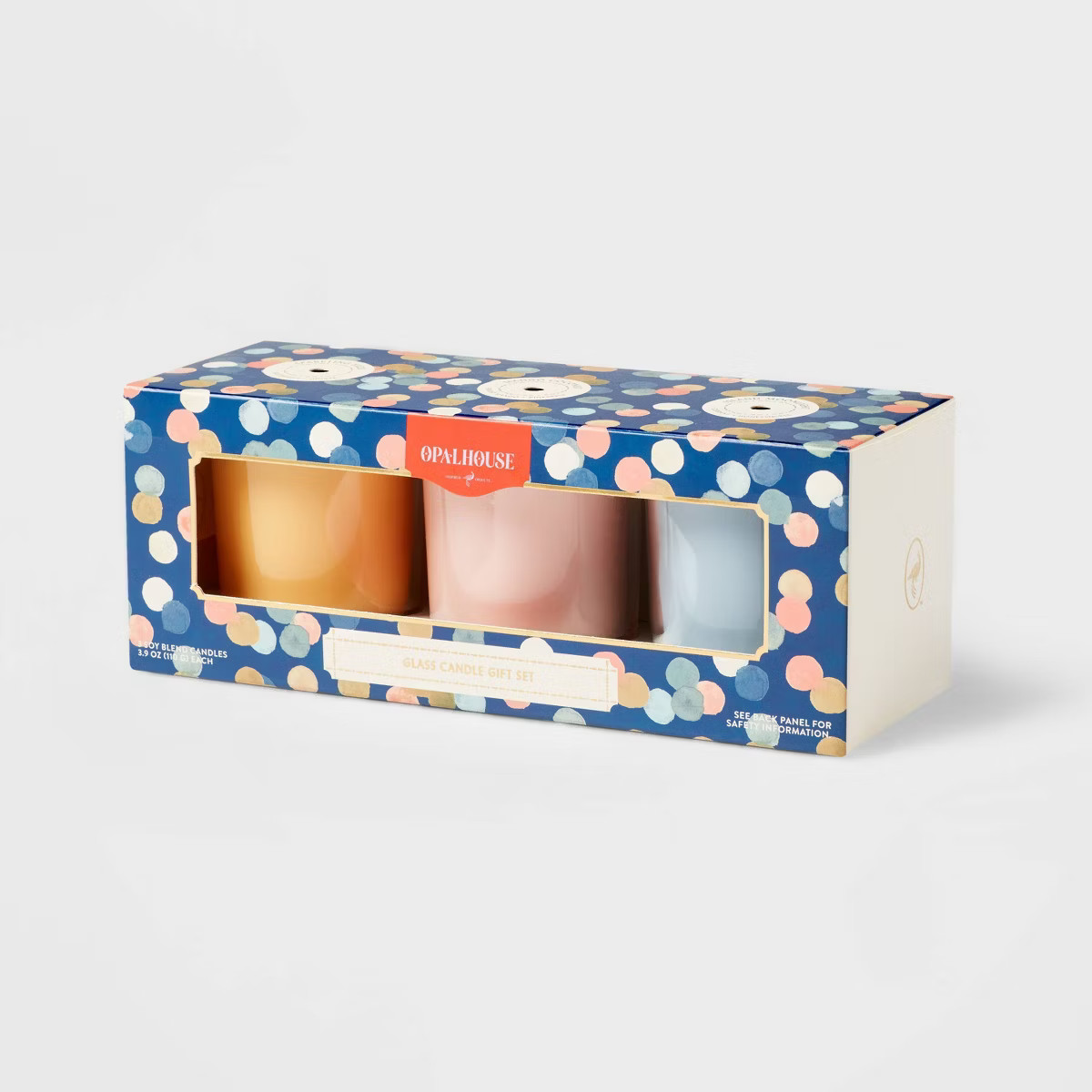 Amp Giftset Pink with Polka Dots Candle Pink - Opalhouse™ | Target