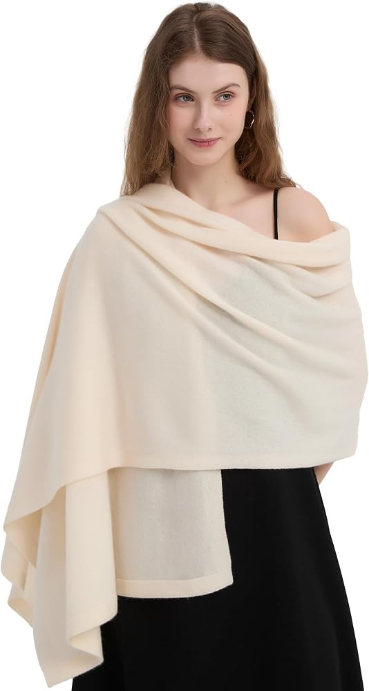 ACUSHLA Cashmere Wool Blend Shawl Wraps Women Pashmina Scarf Poncho Travel | Amazon (US)
