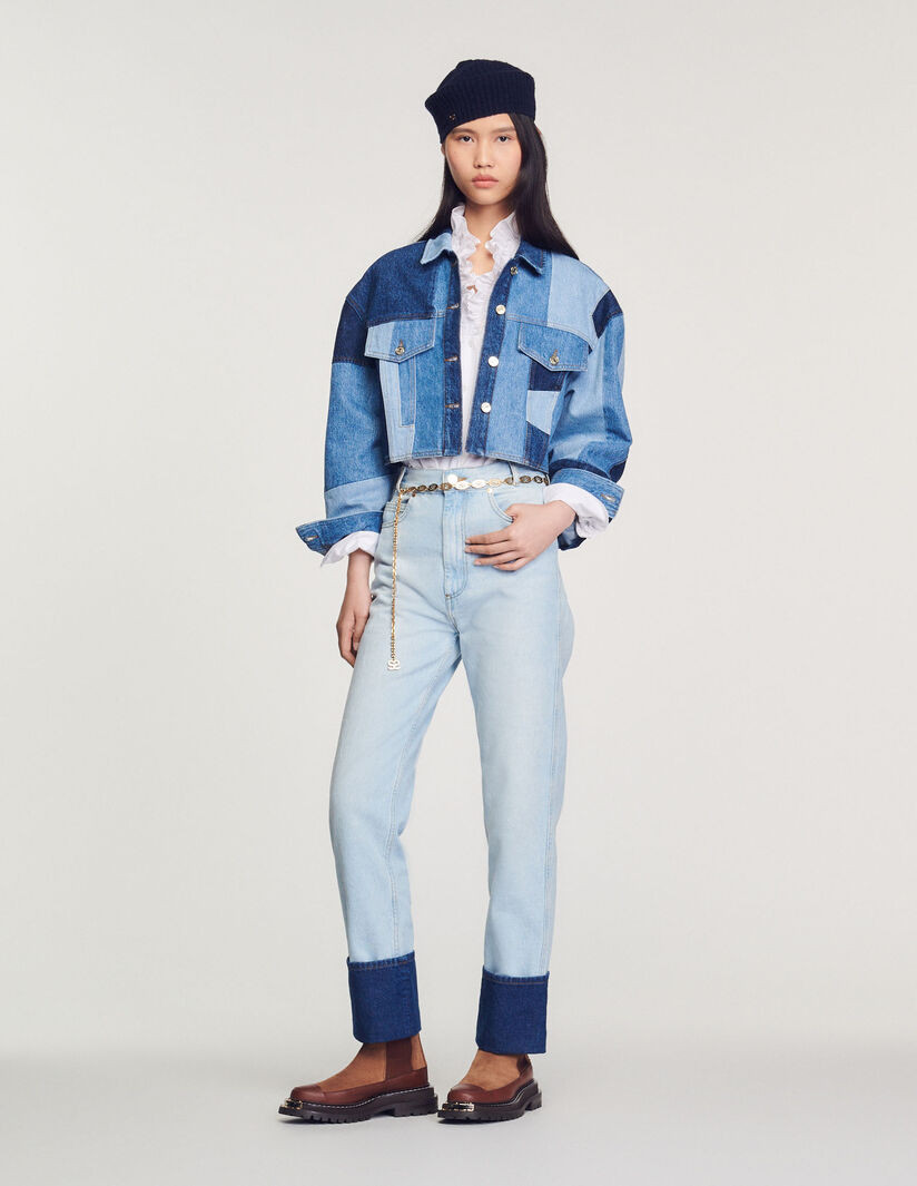 Blouson en jean court
	
			
				
					
					
						
							Select a size and Login to add to Wish... | Sandro (DE, FR & UK)