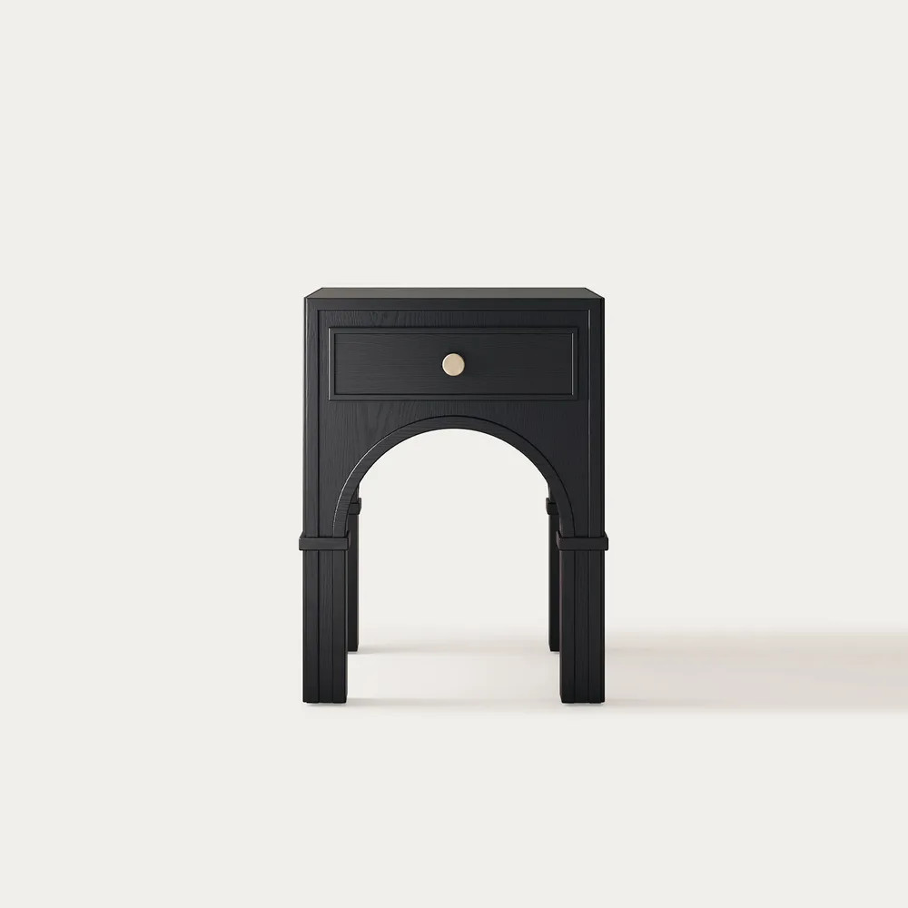 Solvind 18" Oak Side Table | Hernest