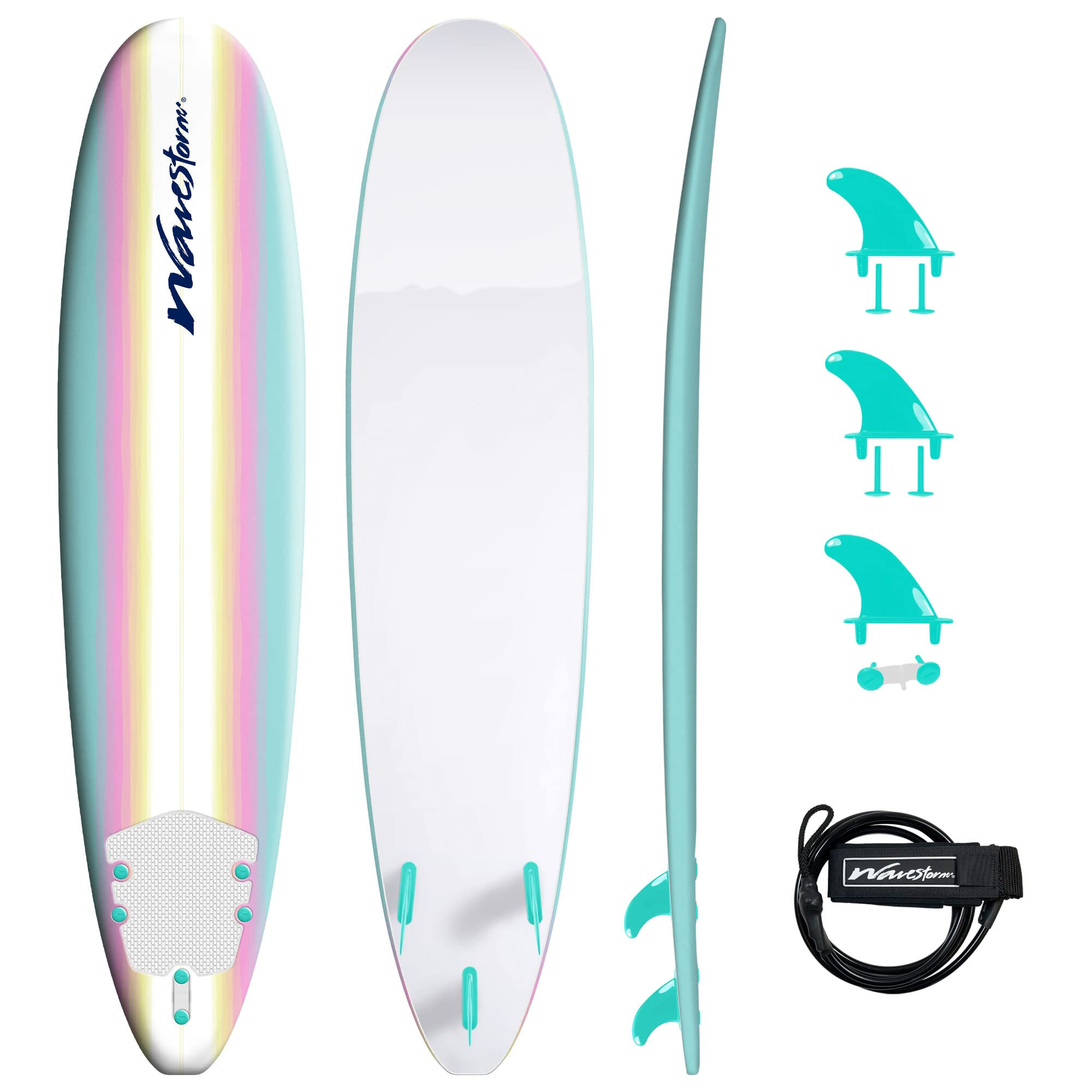 Wavestorm - Classic Soft Top Foam 8ft Surfboard | Amazon (US)