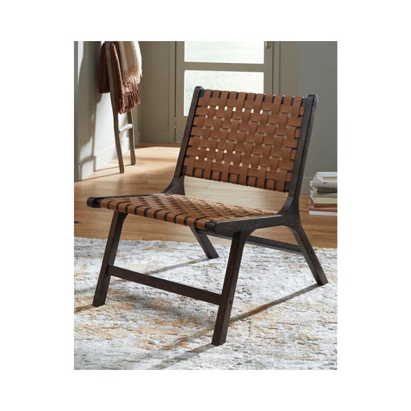 Garris 24.5'' Wide Leather Match Side Chair | Wayfair North America