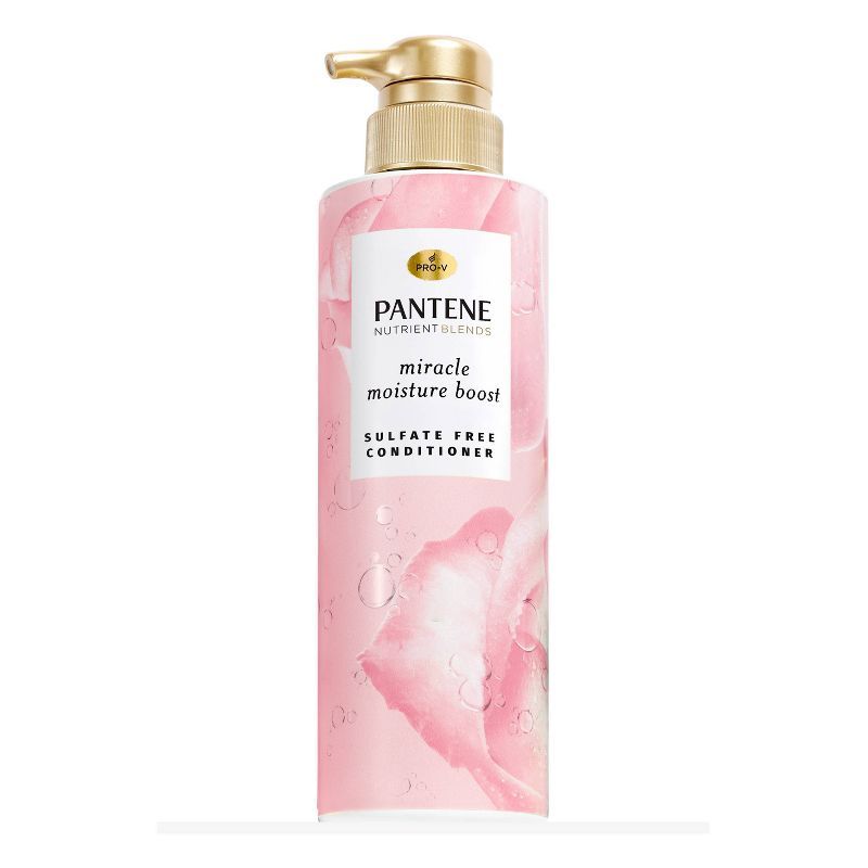 Pantene Sulfate Free Rose Water Conditioner with Miracle Moisture Boost, Nutrient Blends | Target