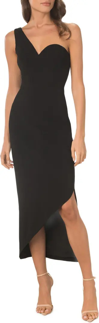 Magnolia One-Shoulder Asymmetric Body-Con Midi Dress | Nordstrom