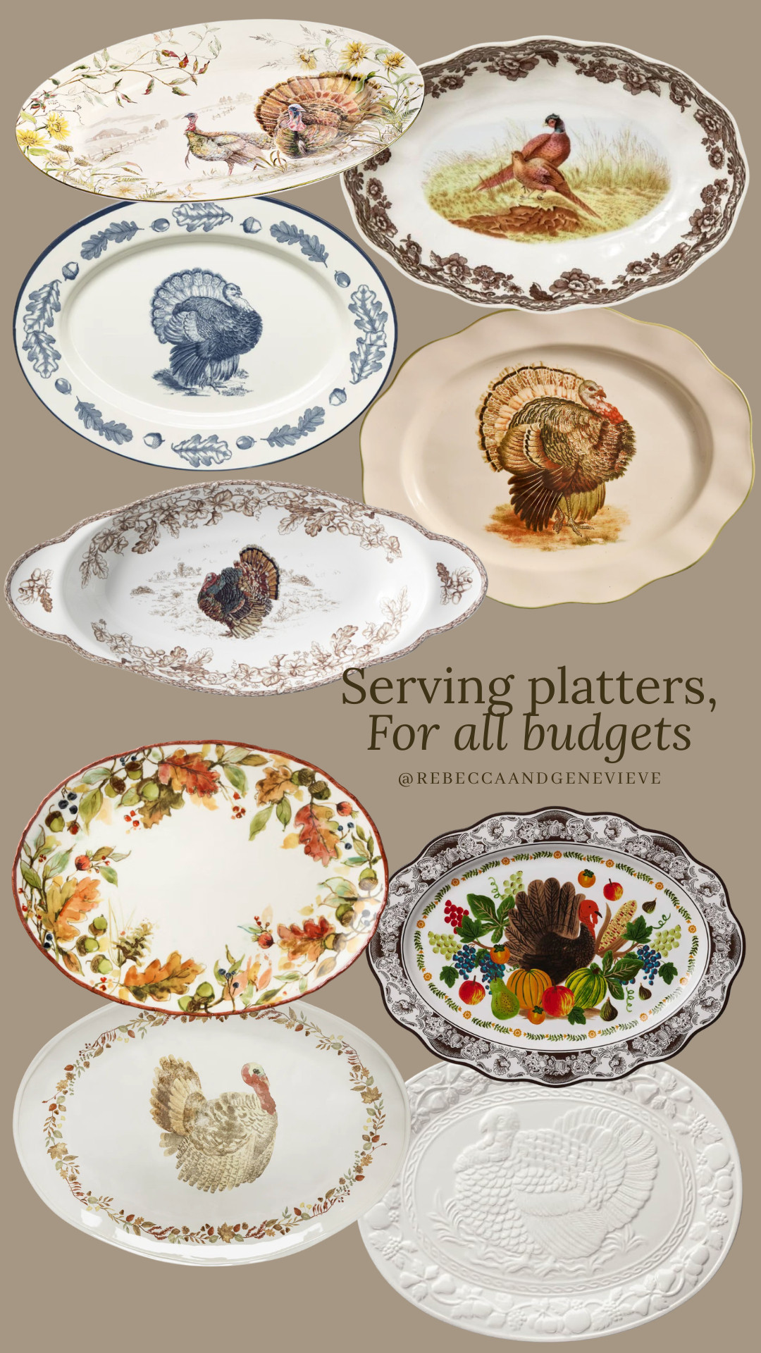 Serving platters for all budgets 

 #LTKSeasonal #LTKHome