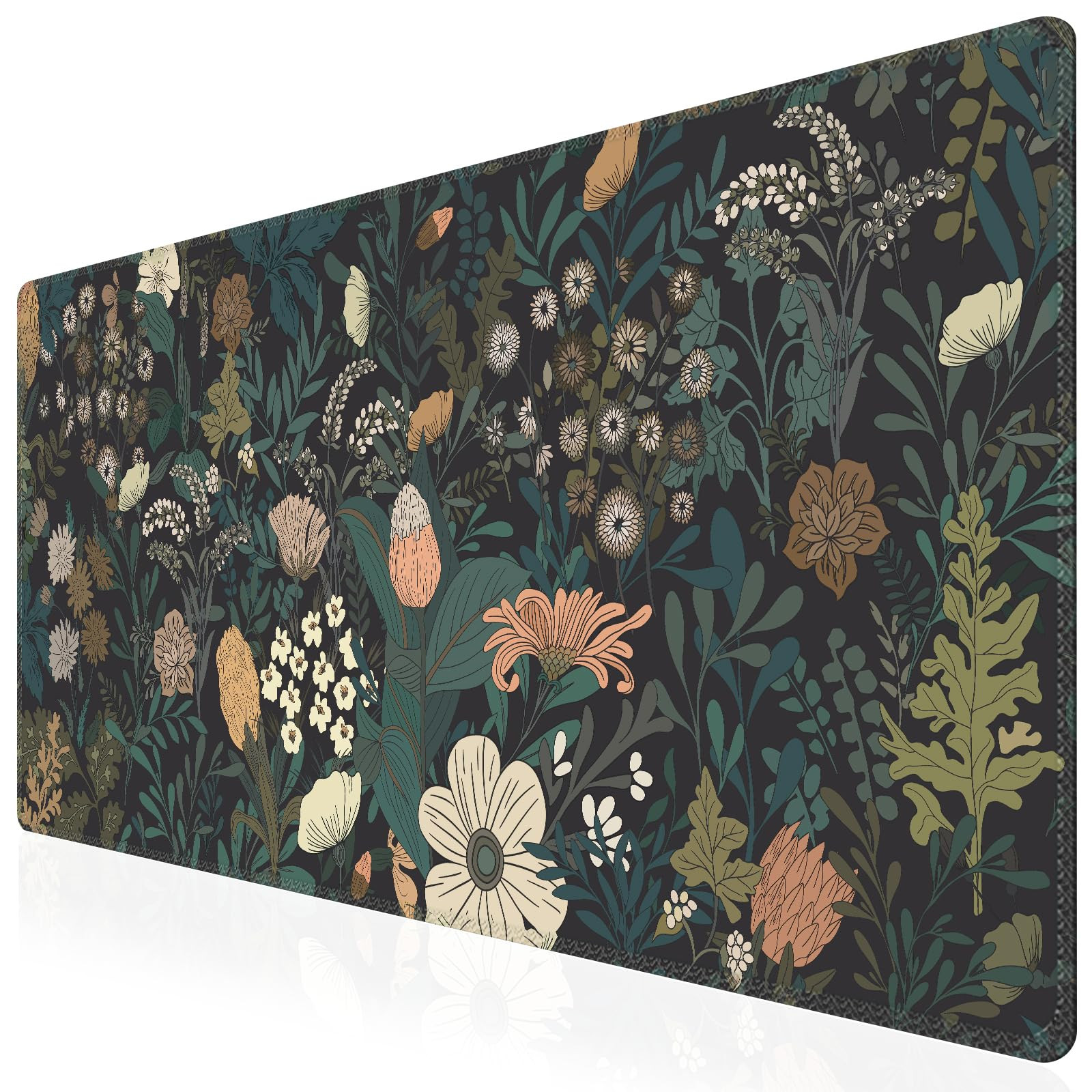 iCasso Desk Mat, XXL Large Mouse Pad for Desktop, Cute Pad With Stitched Edges, Anti-Slip Big Mou... | Amazon (US)