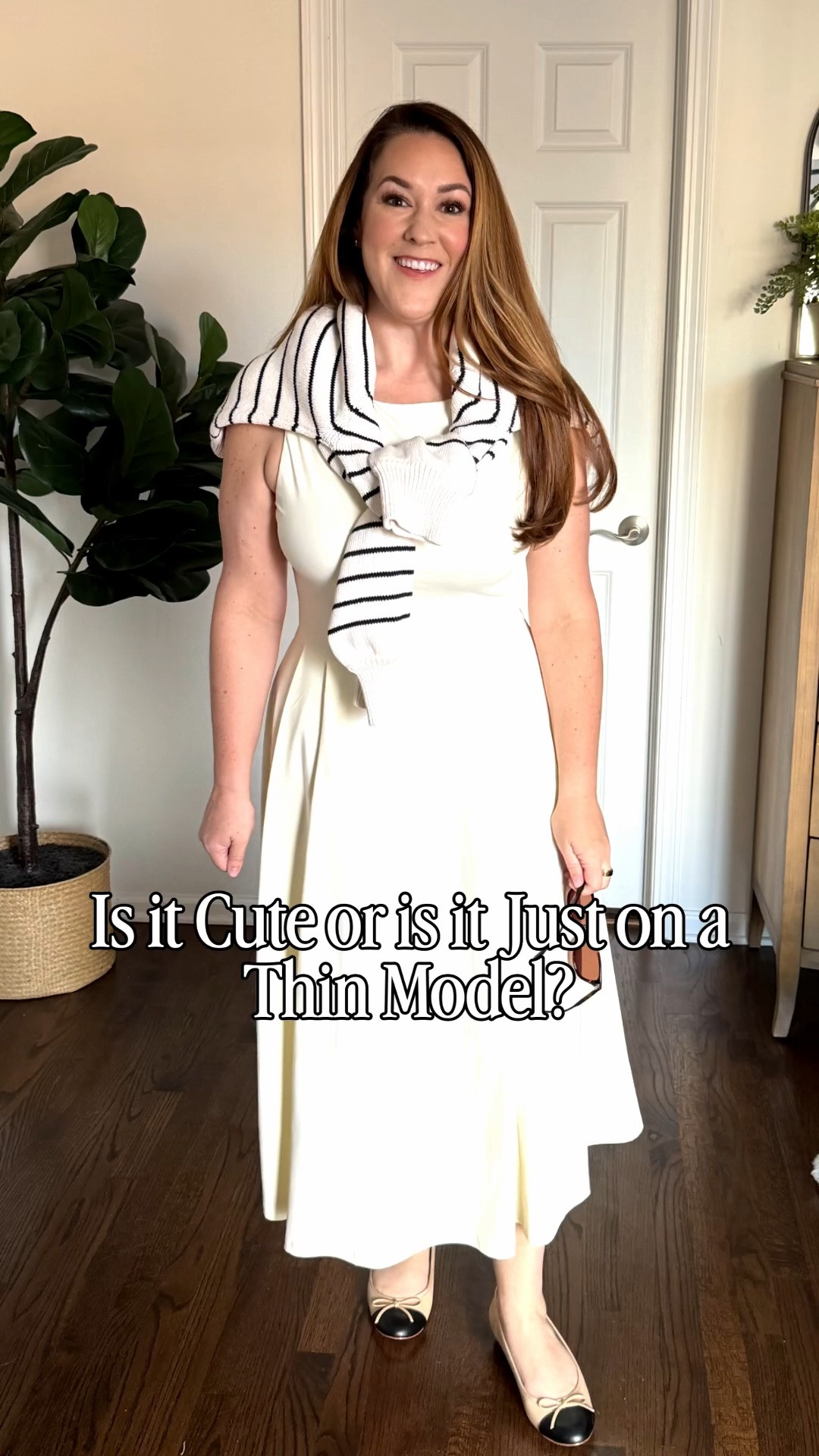 Do pieces from OGL Move work on a size 12, 36DDD? Let’s recreate four outfits from Pinterest and find out!

All OGL Pieces in a size Large
White Skirt- 10/42
Striped sweater- Large
Wide leg jeans- 31/28 inseam
Camel Belt- 95