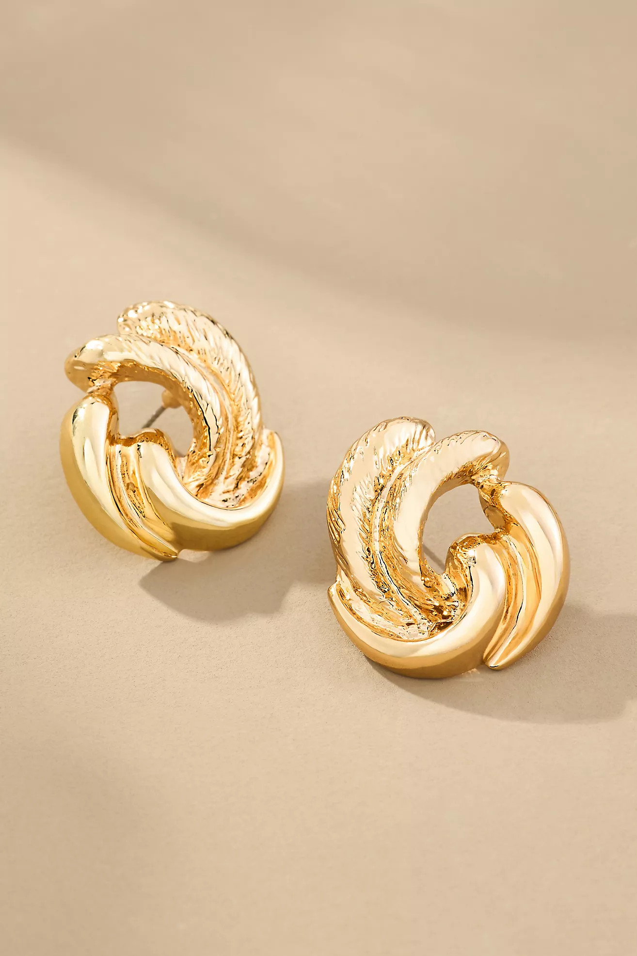 Spiral Molten Post Earrings | Anthropologie (US)