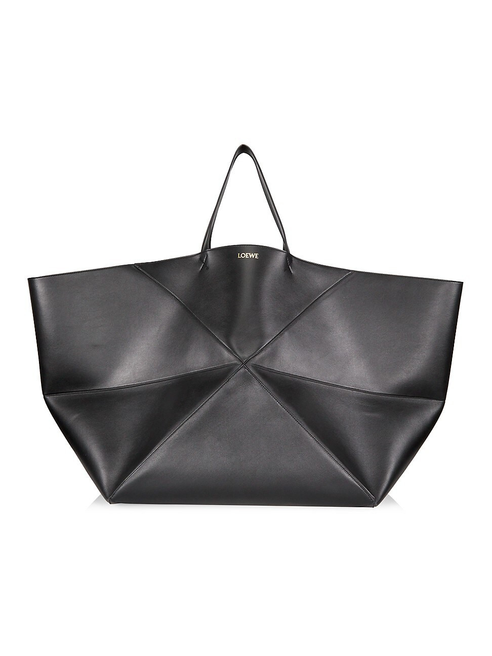 Women's Puzzle Large Leather Tote Bag - Black | Saks Fifth Avenue