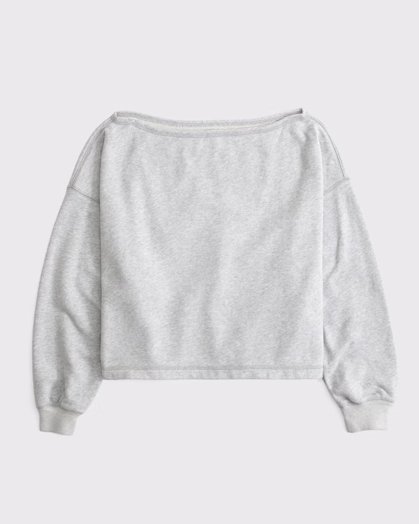 Sunday Terry Off-The-Shoulder Top | Abercrombie & Fitch (US)