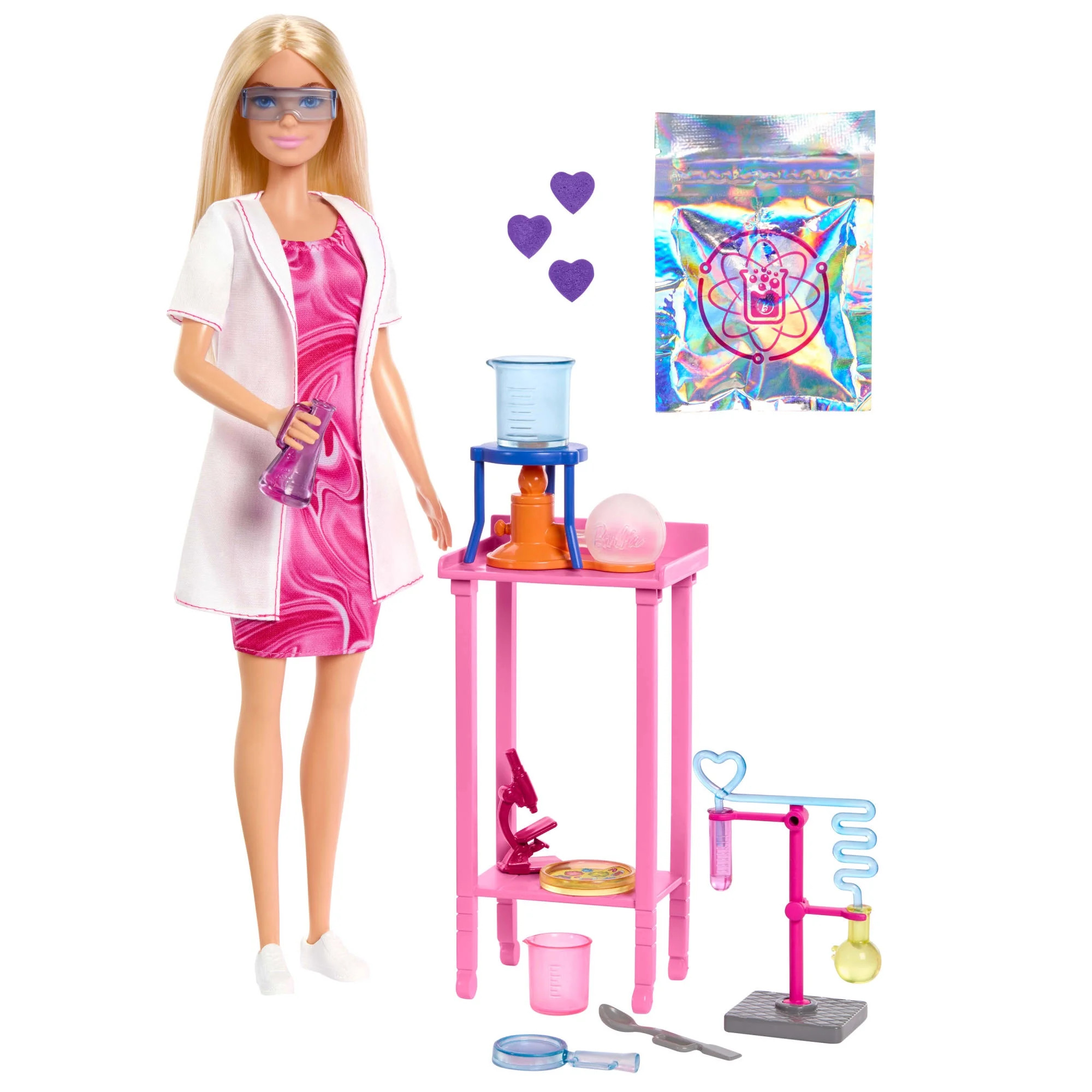 Barbie Scientist Doll and Accessories with Blonde Fashion Doll, Lab Table, & Color-Change Accesso... | Walmart (US)