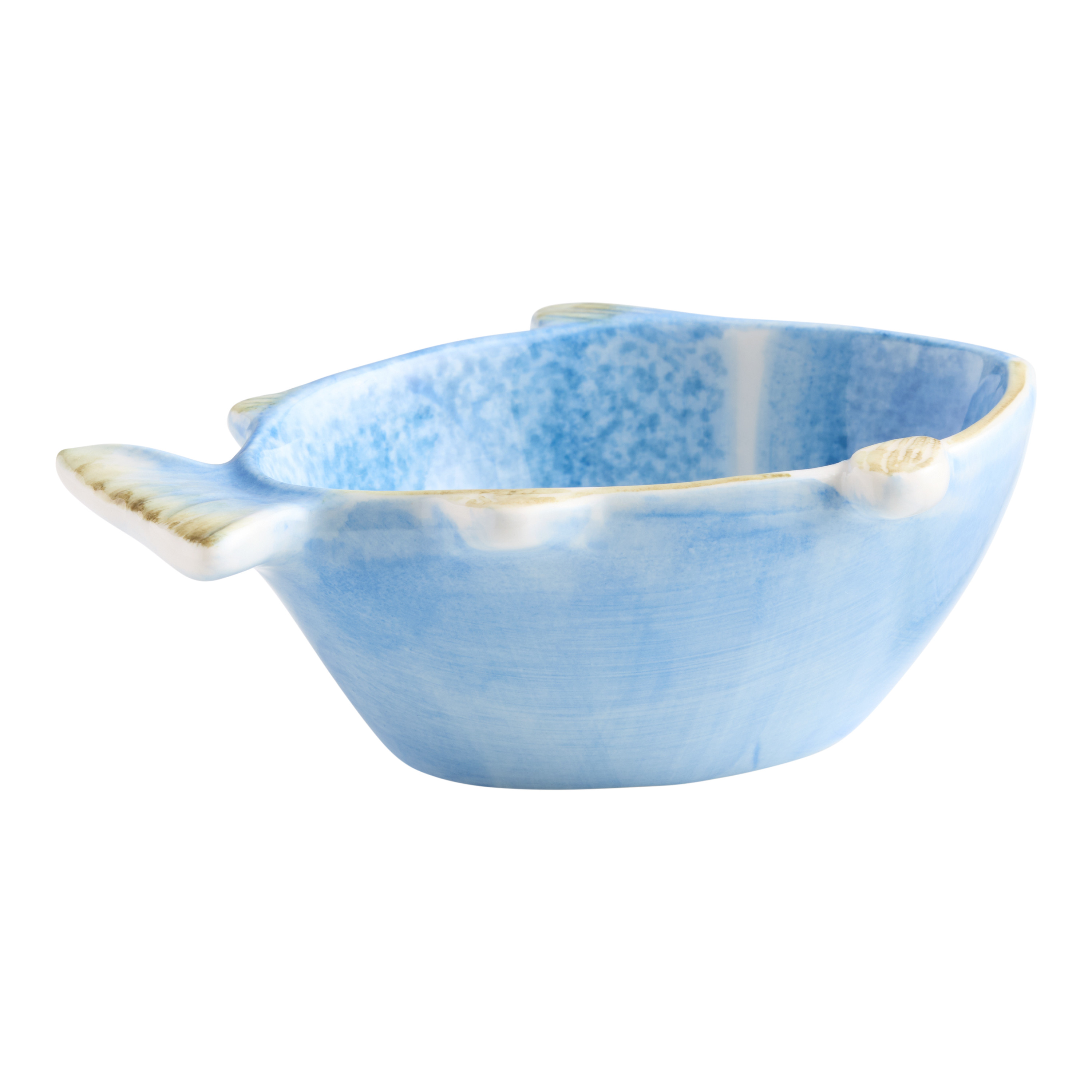 Ceramic Sea Life Hand Painted Figural Ramekin | World Market