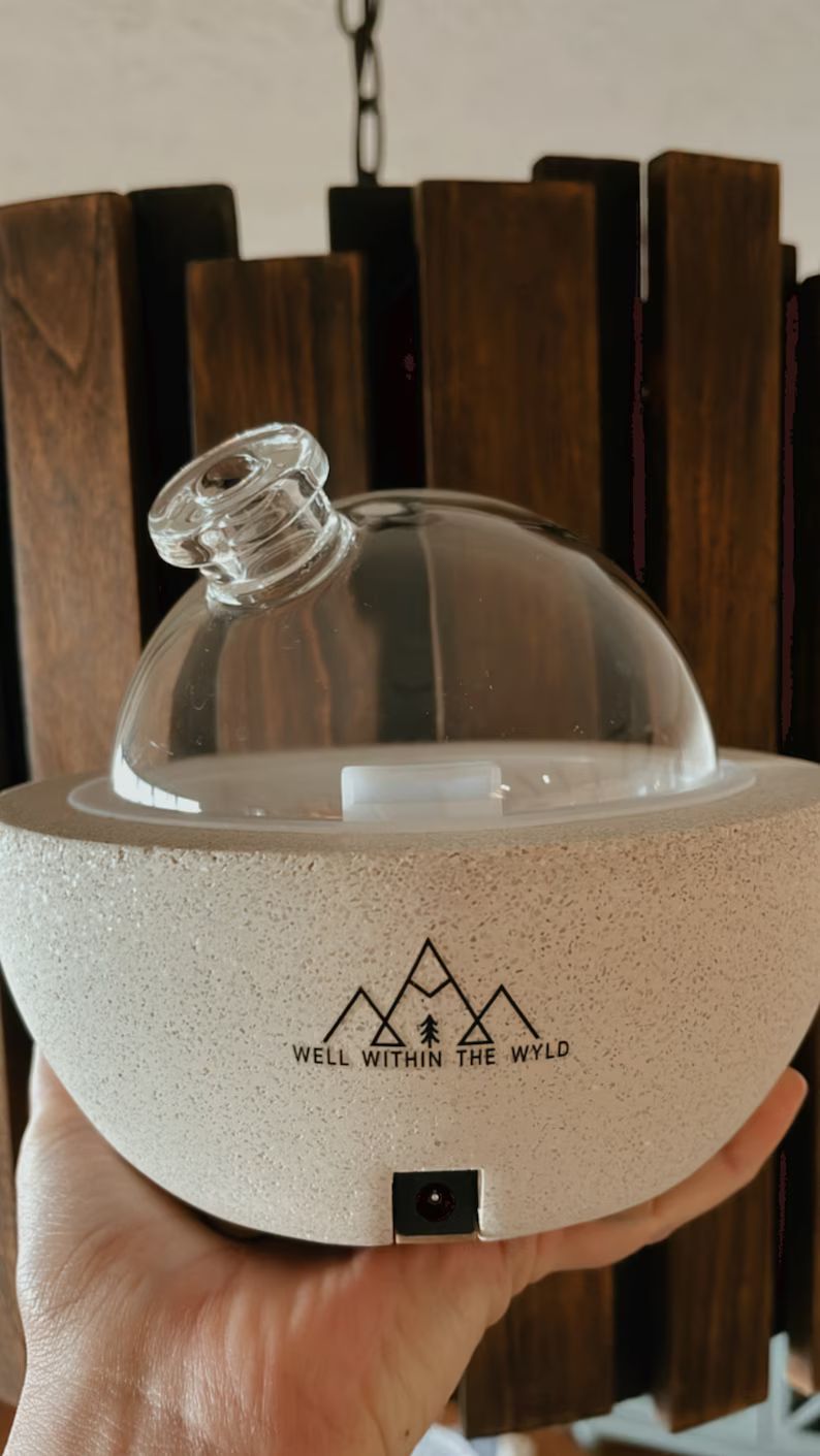Luna  Glass Dome & Speckled Concrete Diffuser  Essential Oil | Etsy | Etsy (US)
