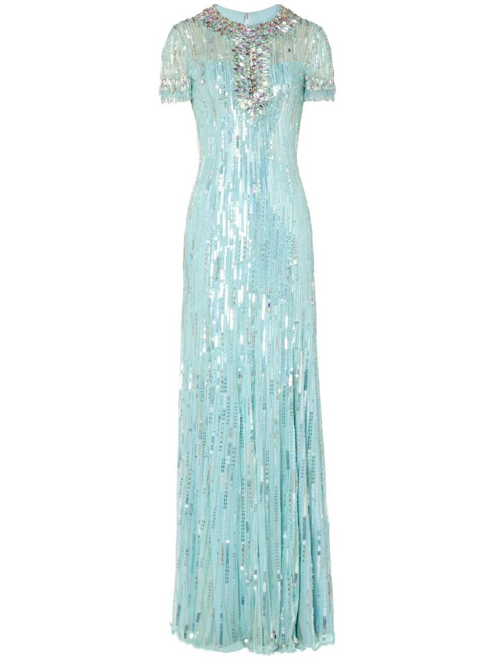 Jenny Packham Nova Dress | Blue | FARFETCH UK | Farfetch Global