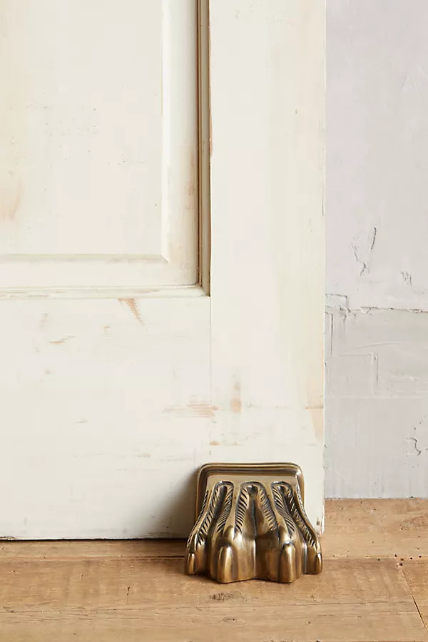 Antiqued Claw Doorstop | Anthropologie (US)