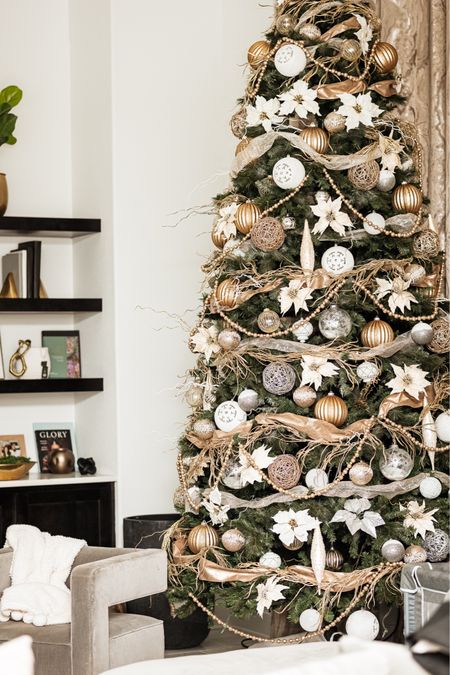 Christmas Tree time and I’m loving this glam, chic look we did this year! 

#LTKSeasonal #LTKhome #LTKHoliday