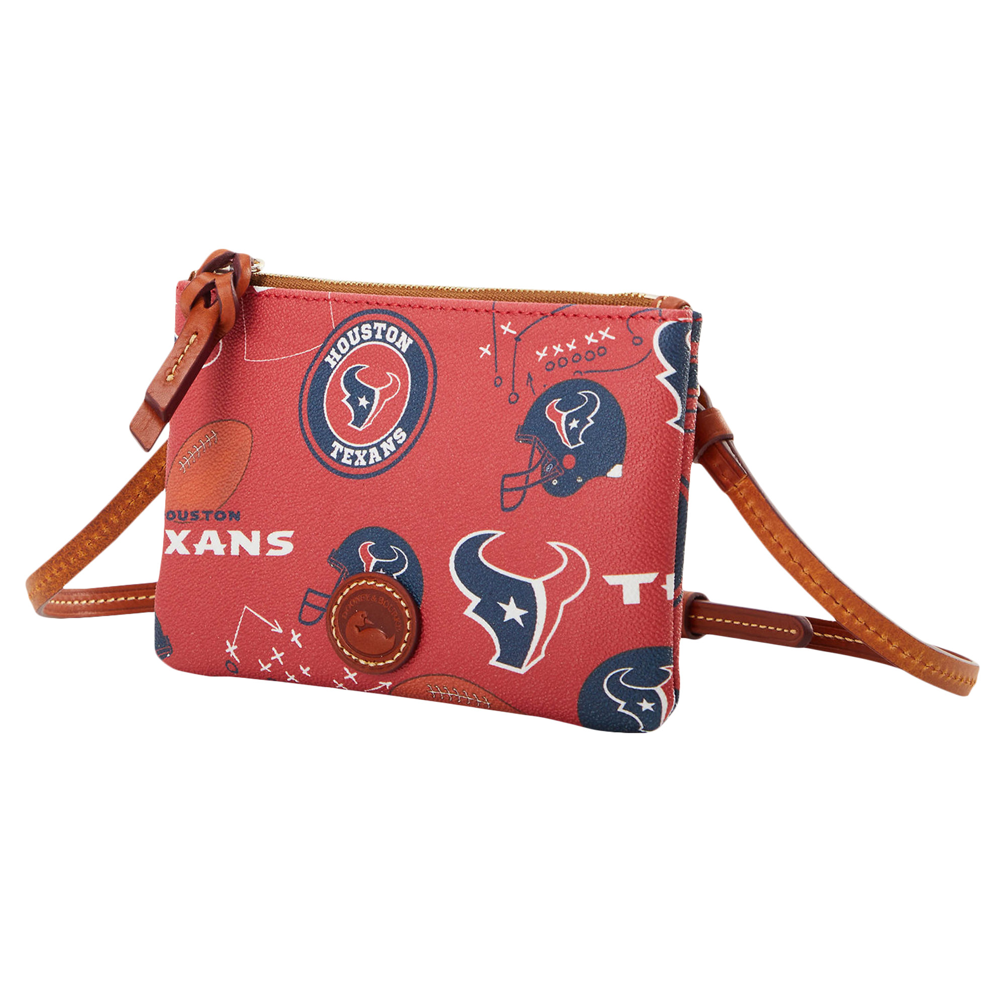 Dooney & Bourke Houston Texans Top Zip Crossbody Purse | Fanatics