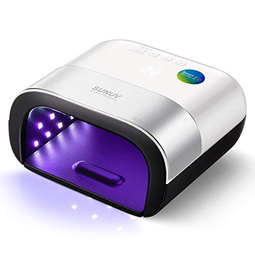 SUNUV SUN3 Professional UV Light for Nails, 48W LED UV Nail Lamp for Gel Nail Polish with 4-Timer... | Amazon (US)