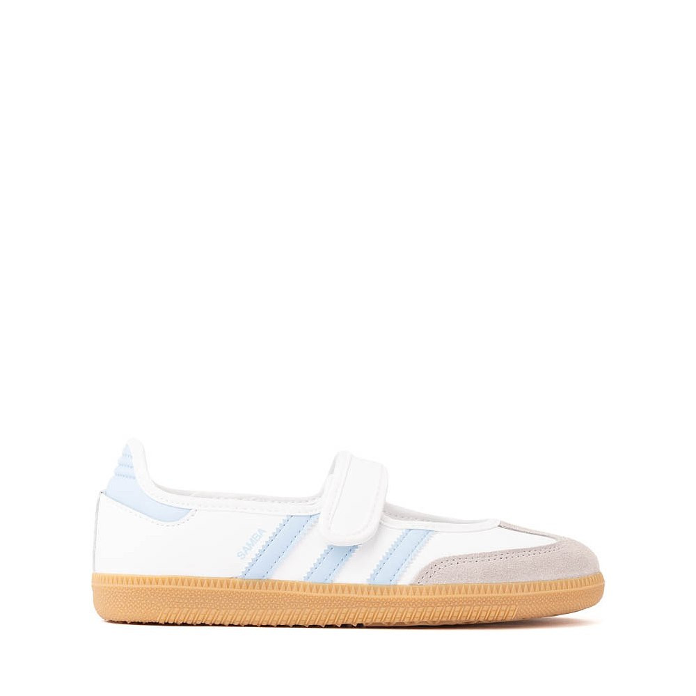 adidas Samba Jane Athletic Shoe - Big Kid - Cloud White / Clear Sky / Gum | Journeys