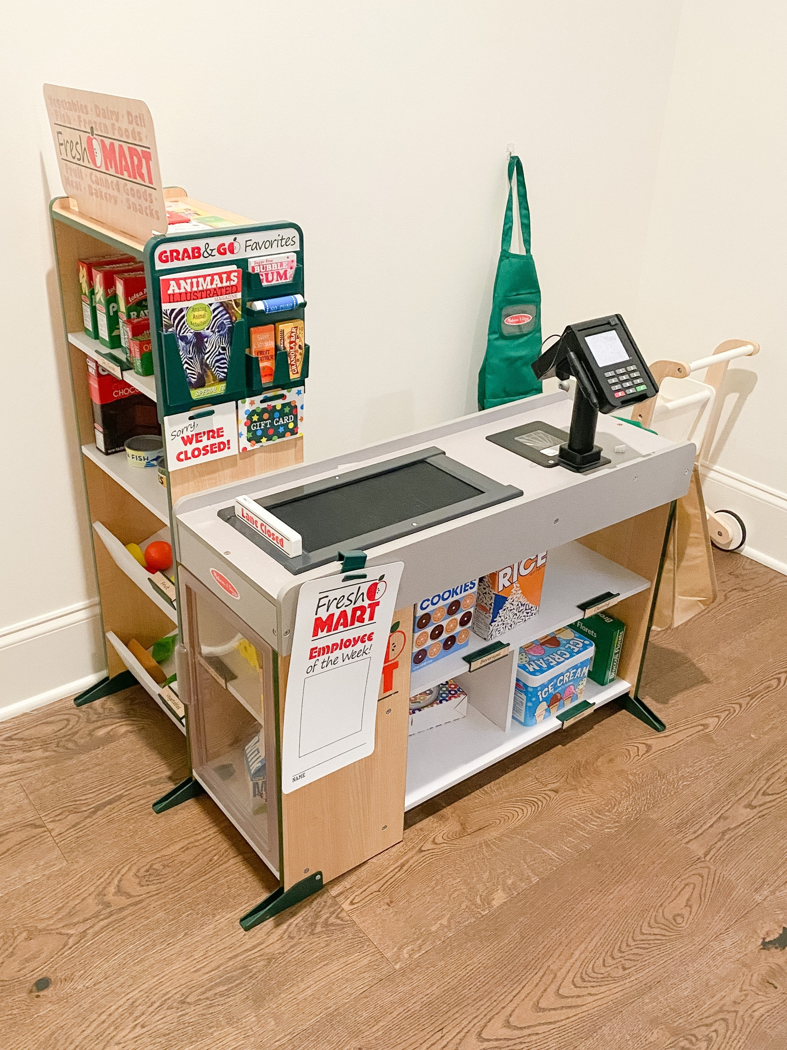 Toy grocery store. Melissa and Doug. Playroom. Playroom ideas. Toddler gift. Preschooler gift. 

#LTKbaby #LTKhome