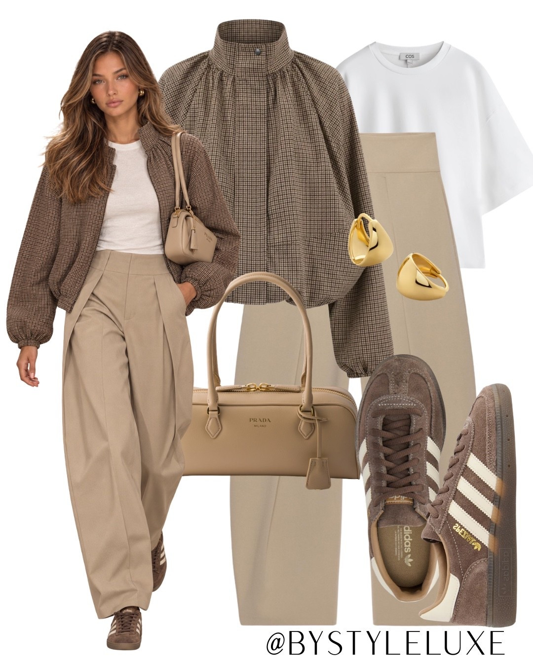 BEIGE - Love the shape of these @Zara pleat front trousers, perfect dressed down with @adidas trainers or up with ballet flats and boots 

#falloutfit #autumnoutfit #trainers

#LTKeurope #LTKautumn #LTKshoes