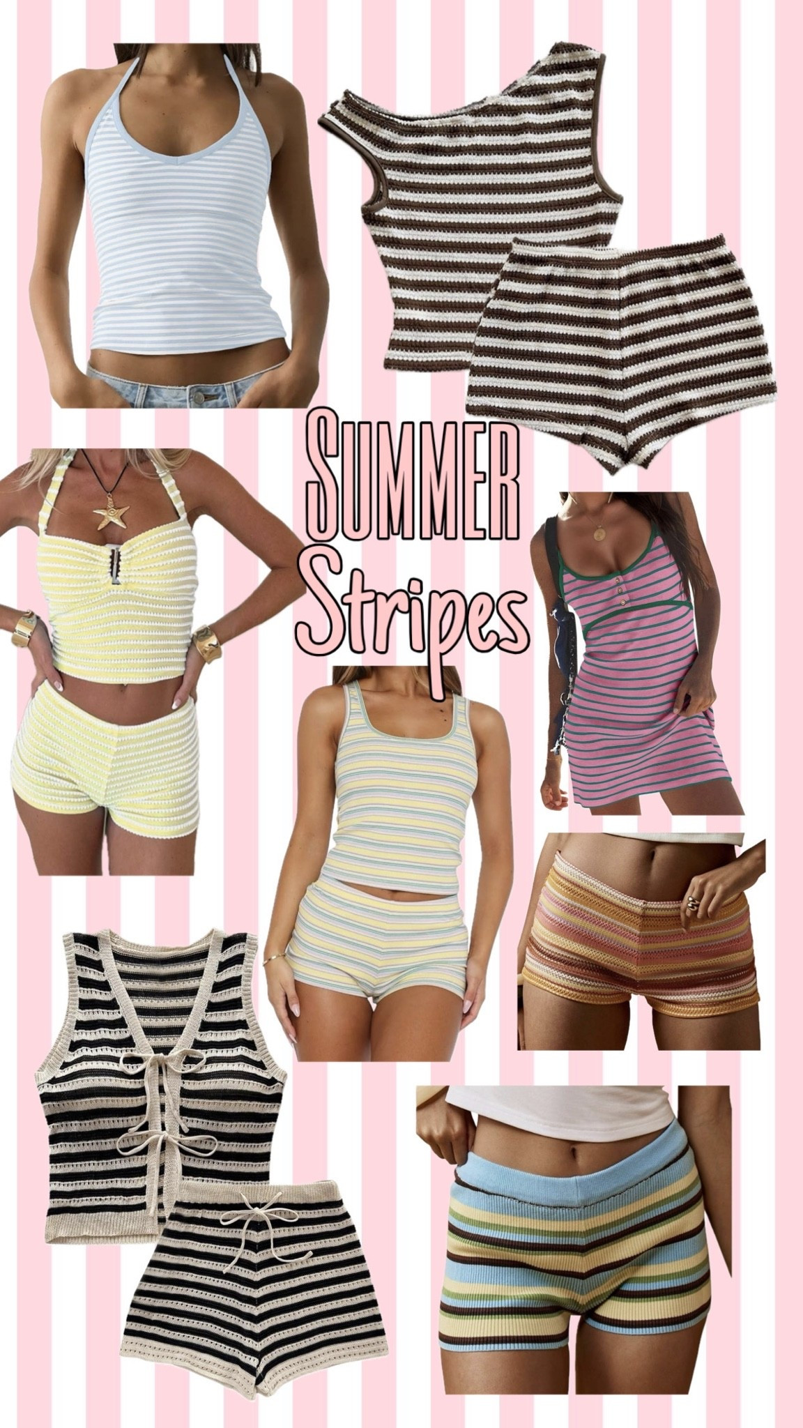 Summer stripes are the it girl thing this year! From comfy sets to cute printed tops & shorts! ☀️

Serving stripes all summer long 🤍 From striped tops to breezy dresses & matching sets, these are the effortless coastal chic pieces I keep reaching for. Perfect for beach days, brunch dates, vacations, and everyday summer outfits. Striped fashion, summer style inspo, neutral outfits, trendy dresses, casual chic looks, vacation outfits, striped pants, striped shorts, capsule wardrobe essentials & all the cute summer finds you need ☀️ #StripedStyle #SummerFashion #CoastalChic #VacationOutfits #OOTD #SummerStyle #NeutralFashion #BeachyStyle #LTKStyle #FashionFinds

#LTKootd #LTKgrwm #LTKActive