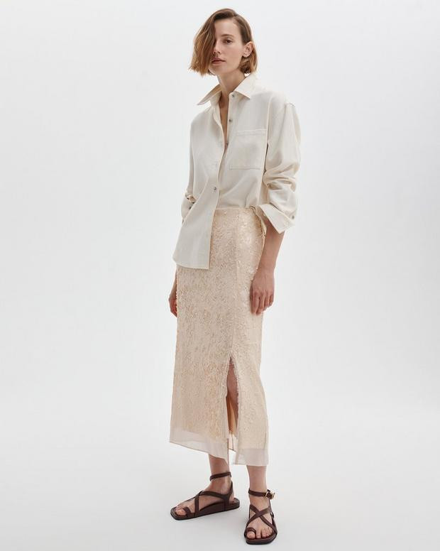 Kali Sequin Midi Skirt | rag & bone