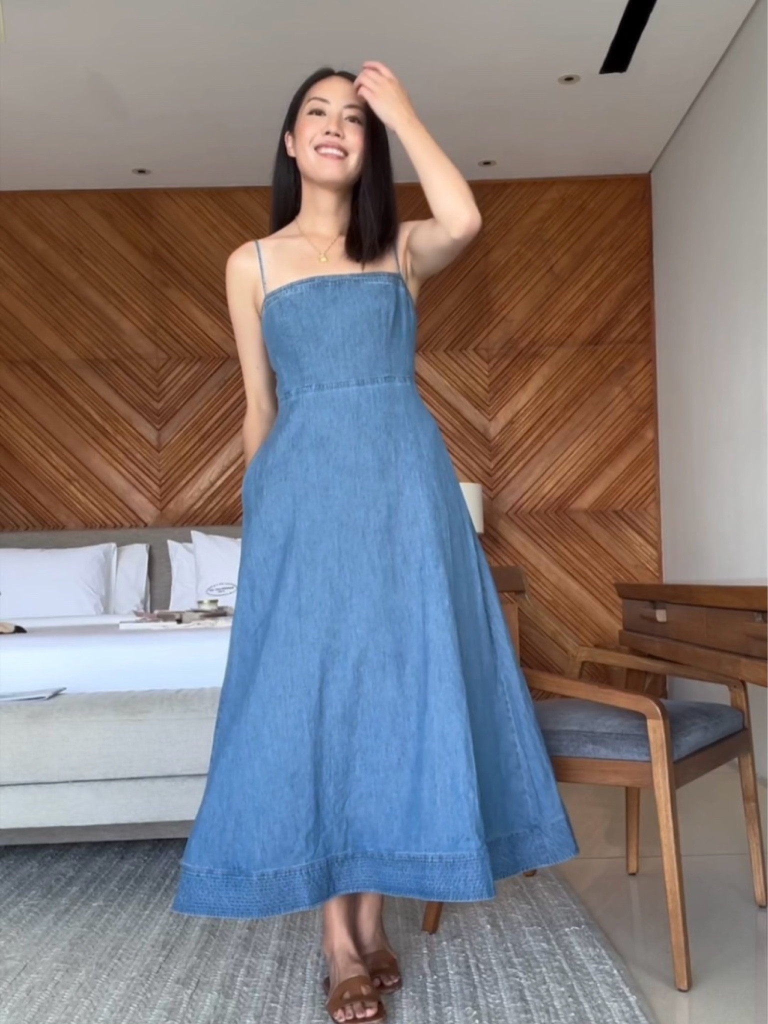 princess polly baby blue dress 9to5chic on LTK