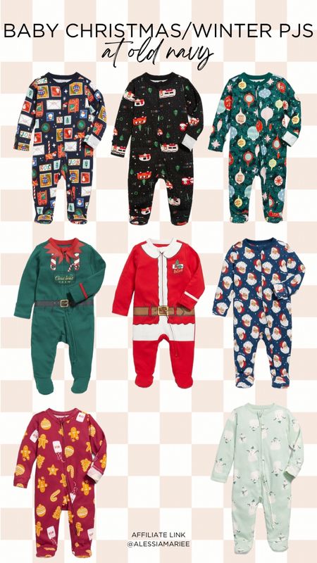 Christmas and winter pajamas for babies at old navy

#LTKbaby #LTKHoliday #LTKSeasonal
