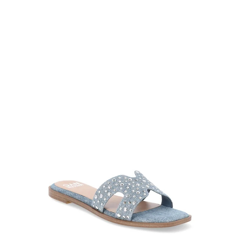 Madden NYC Women’s Classic Flat Slide Sandals | Walmart (US)