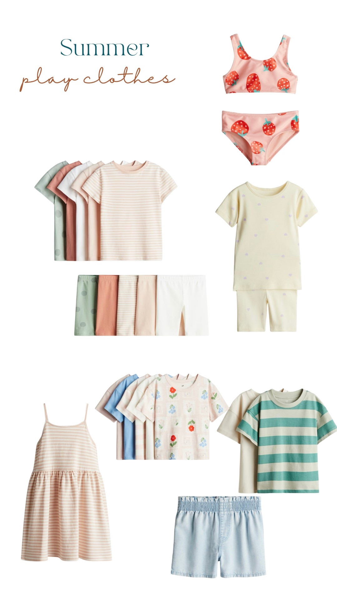 Ordered some play clothes for the summer for my girls this morning! I love these shirt and short packs for easy outfits! They’re so cute and they’re on sale!! 

#LTKKids #LTKSeasonal #LTKSaleAlert