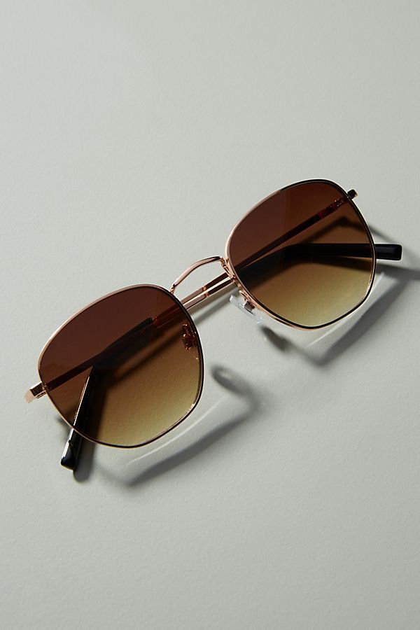 Tina Rounded Sunglasses | Anthropologie (US)